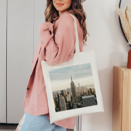 Wasserfarbe New York City Zielort Tote Bag Tragetasche