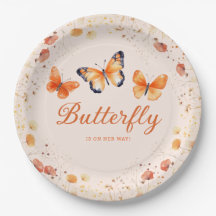 Wasserfarbe niedlich Butterfly Floral Girl Babydus