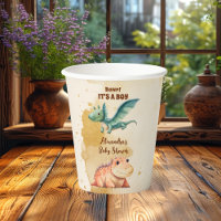 Wasserfarbe Niedlich Dinosaurier Grüne Boy Babydus