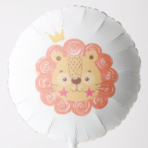 Wasserfarbe Niedlich King Lion Baby Dusche