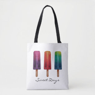 Wasserfarbe Niedlich Popsim Eis Cremes Tasche