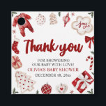 Wasserfarbe Niedlich Red Christmas Winter Baby Dus Geschenkanhänger<br><div class="desc">Wasserfarbe Niedlich Red Christmas Winter Baby Dusche</div>