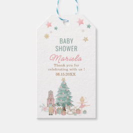 Wasserfarbe Nutcracker Frohe Weihnachtsgebäck Geschenkanhänger