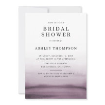 Wasserfarbe Ombre Lila Moderne Graduierungsparty i