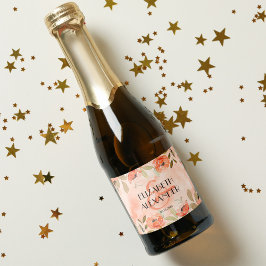 Wasserfarbe Orange Bloral Wedding Mini