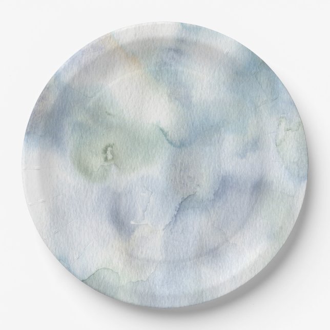 Wasserfarbe Pappteller (Vorderseite)