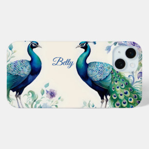 Wasserfarbe Peacock Case-Mate iPhone Hülle