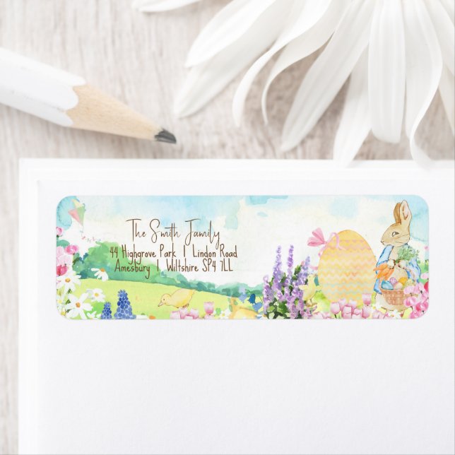 Wasserfarbe Peter der Kaninchen Ostereier Jagd Bru (Insitu)