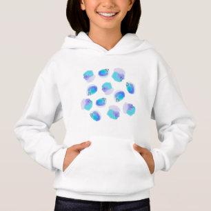 Wasserfarbe Pinselstriche Hoodie