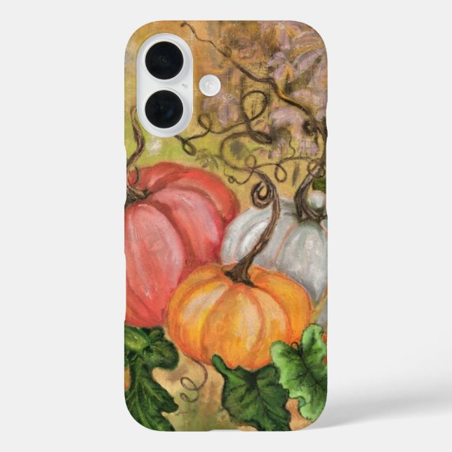 Wasserfarbe Pumpkins iPhone Case (Rückseite)