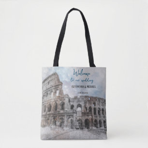 Wasserfarbe Rom, Italien Tasche