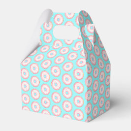 Wasserfarbe Rosa glänzende Sprinkle Donuts Geschenkschachtel