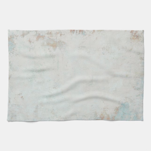 Wasserfarbe Rustikale Ästhetik Geschirrtuch (Horizontal)