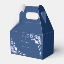 Wasserfarbe Rustikale Hochzeit von Blauer Flora