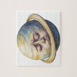 Wasserfarbe Saturn Himmelsbild