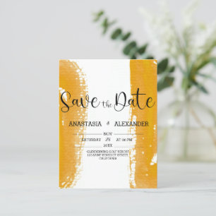 Wasserfarbe Save the Date. Save The Date Postkarte