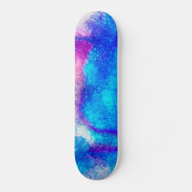Wasserfarbe Skateboard (Vorderseite)