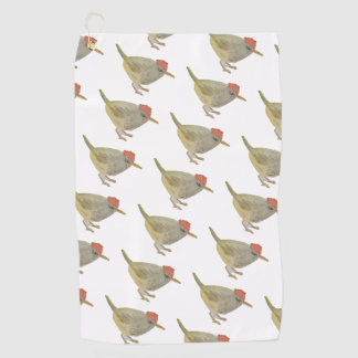 Wasserfarbe Songbird Mountain Tailorbird Golfhandtuch