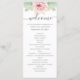 Wasserfarbe Sukkulente Hochzeit. Rosa Blütenkaktus Programm