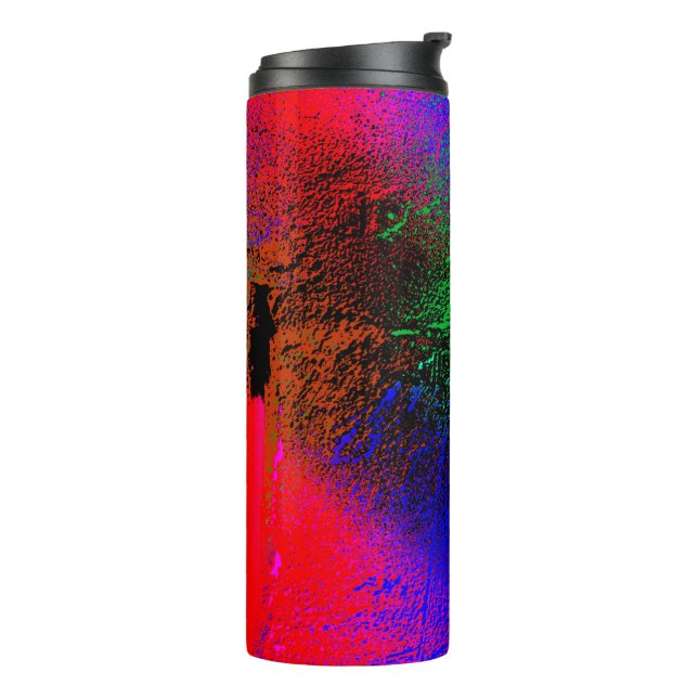 Wasserfarbe Thermosbecher (Nach links gedreht)