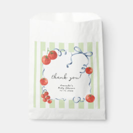 Wasserfarbe Tomato Baby Dusche Danke Geschenktütchen