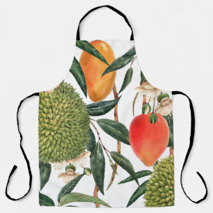 Wasserfarbe tropische durische, Mango-Muster. Schürze