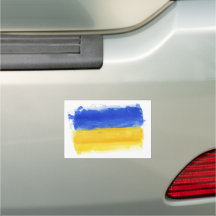 Wasserfarbe ukrainische Flagge