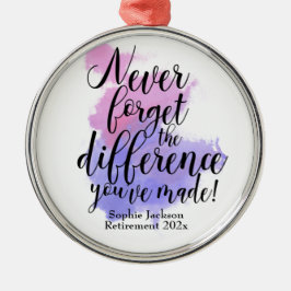 Wasserfarbe Vergiss nie die Differenzrente Ornament Aus Metall