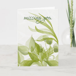 Wasserfarbe Vermisst Karte