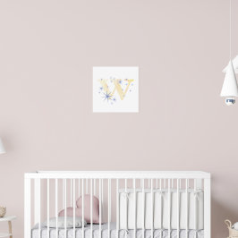 Wasserfarbe W Poster