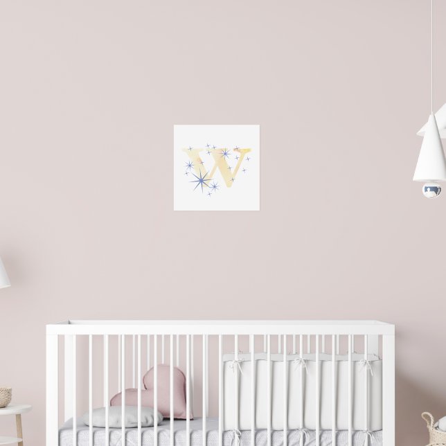 Wasserfarbe W Poster (Kinderzimmer 2)