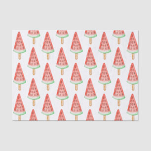 Wasserfarbe Wassermelon Popsim Seidenpapier