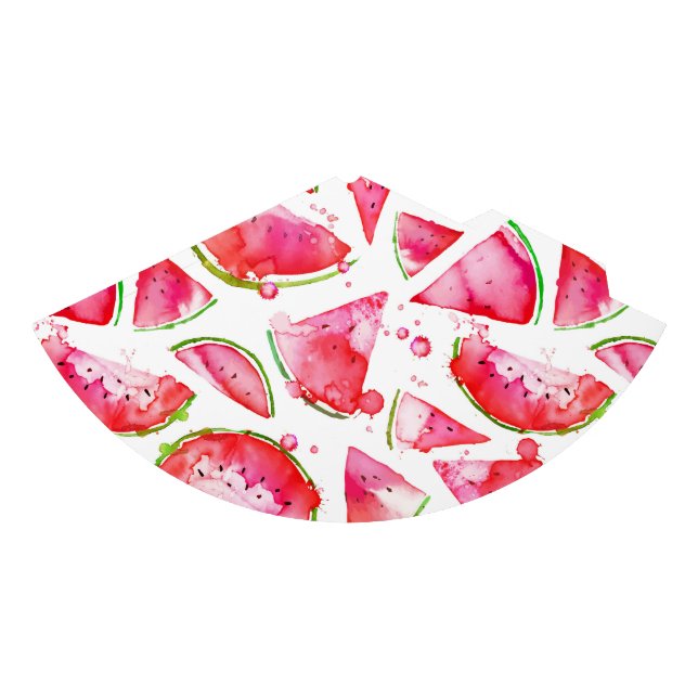 Wasserfarbe Wassermelone 1 Partyhütchen (Vorderseite)