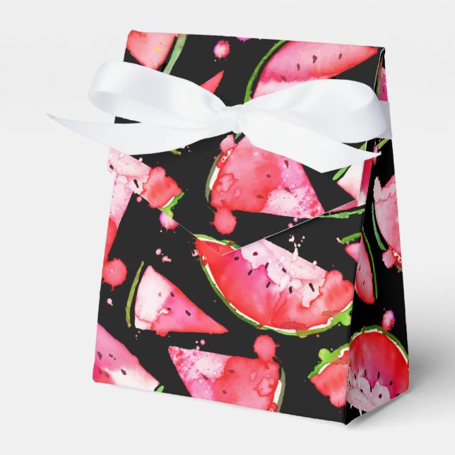 Wasserfarbe Wassermelone 2 Geschenkschachtel (Vorderseite)