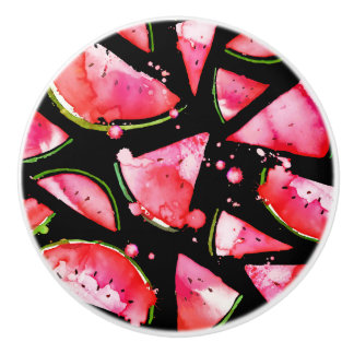 Wasserfarbe Wassermelone 2 Keramikknauf