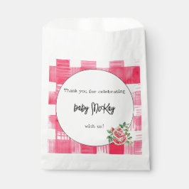 Wasserfarbe Wassermelone Baby Girl Dusche Party Geschenktütchen