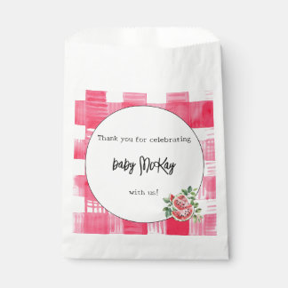 Wasserfarbe Wassermelone Baby Girl Dusche Party Geschenktütchen
