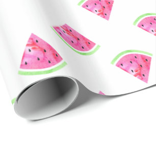 Wasserfarbe Wassermelone Geschenkpapier