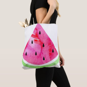 Wasserfarbe Wassermelone Tasche