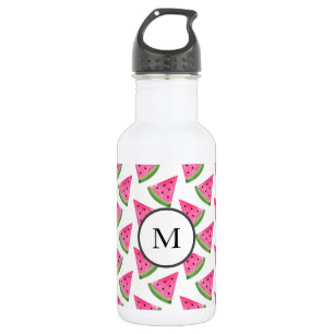 Wasserfarbe Wassermelone Wedge-Muster Edelstahlflasche