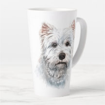 Wasserfarbe West Highland White Terrier