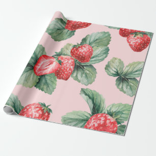 Wasserfarbe zeichnend auf einem Sommerthema reife Geschenkpapier