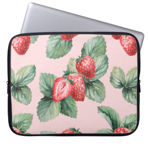 Wasserfarbe zeichnend auf einem Sommerthema reife Laptopschutzhülle