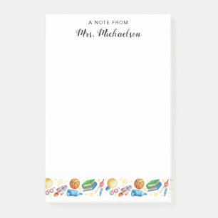 Wasserfarbe Zurück zu Schullehrern Post-it Klebezettel