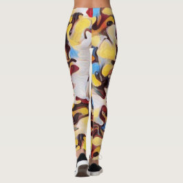 Wasserfarben Abstrakte digitale Kunst Leggings