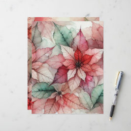 Wasserfarben Alkohol Alkohol Tinte Poinsettia Scra