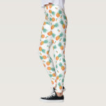 Wasserfarben Ananas Muster auf Weiß Leggings<br><div class="desc">Ananas-Ananas-Muster auf weißen Leggings.</div>