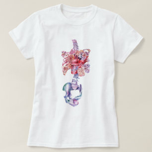 Wasserfarben-Anatomie T-Shirt