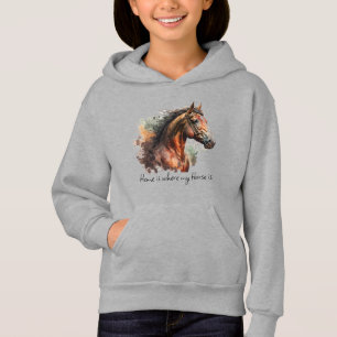 Wasserfarben-Angebot für Fotos Hoodie