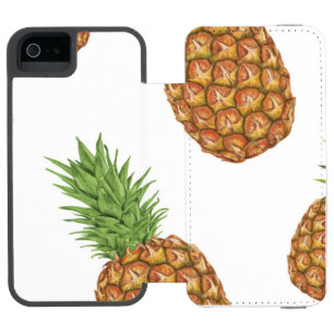 Wasserfarben-Apfelmuster 1 Incipio Watson™ iPhone 5 Geldbörsen Hülle